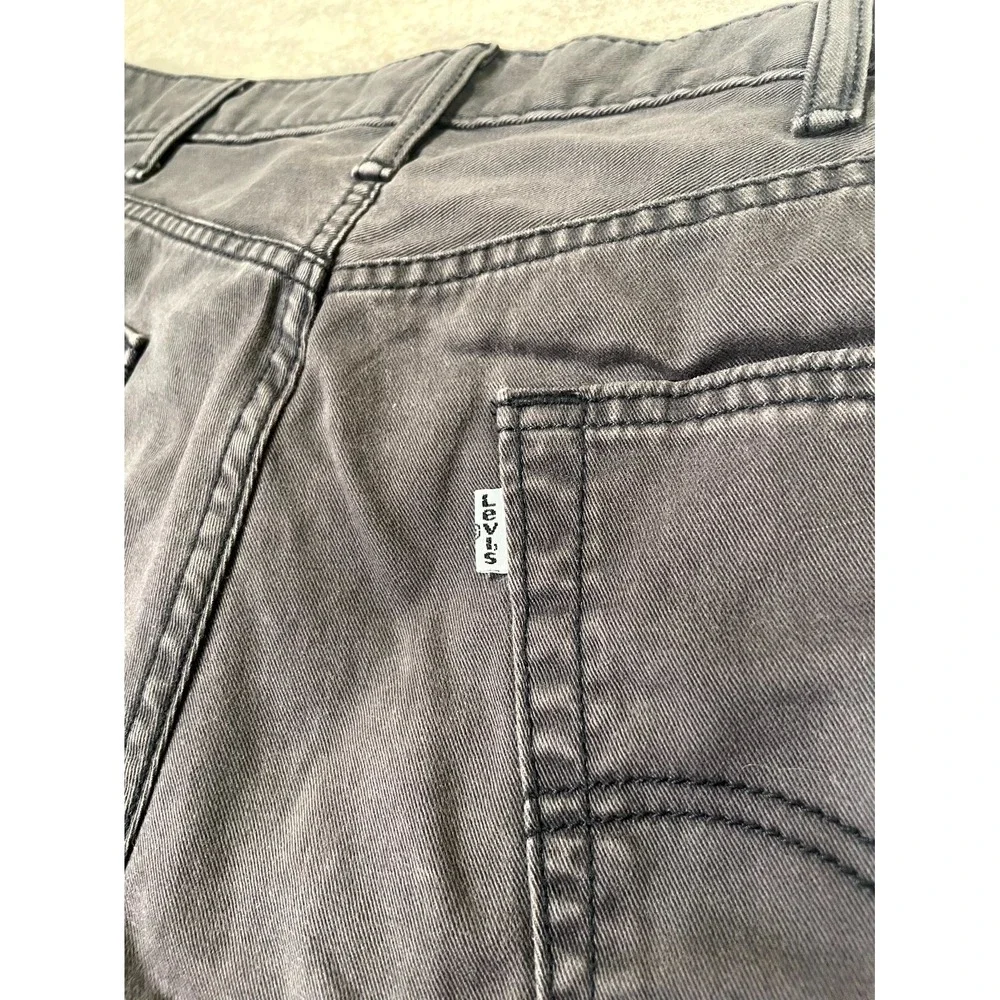 Levi's 514 Classic Straight Fit Jeans Mens 38x32 Gray Denim Mid Rise‎ Authentic